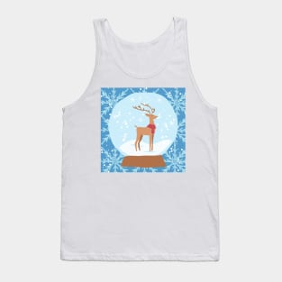 Reindeer Snowglobe Tank Top